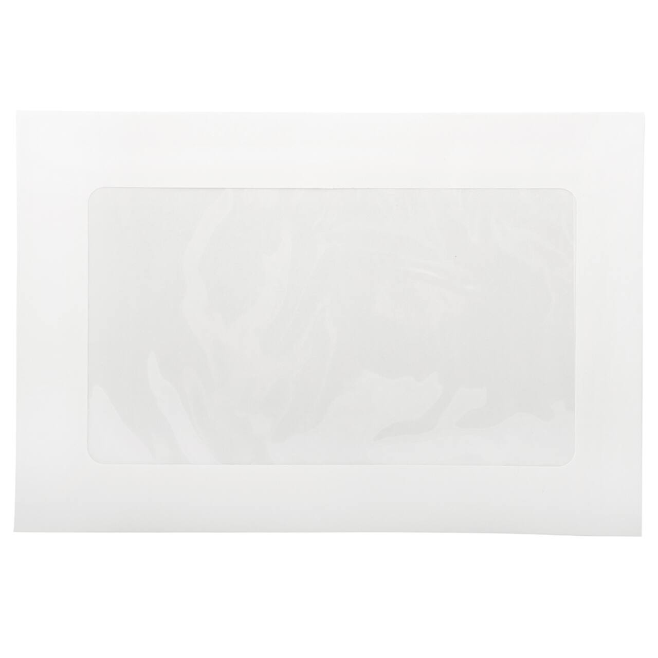 JAM Paper 6" x 9" White Window Display Commercial Envelopes